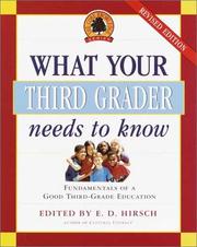 Cover of What your third grader needs to know