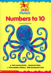 Cover of: Numbers to 10 (Skills for Early Years) by Suzanne Edwards