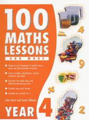 Cover of: 100 Maths Lessons for Year 4 (100 Maths Lessons & More)