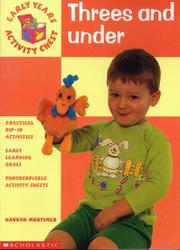 Cover of: Threes and Under (Early Years Activity Chest)