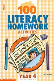 Cover of: 100 Literacy Homework Activities for Year 4 (100 Literacy Homework Activities)