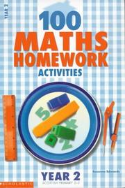 Cover of: 100 Maths Homework Activities for Year 2 (100 Maths Homework Activities)