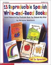 Cover of: 15 Reproducible Spanish Write-and-Read Books (Grades K-2) by Veronica Robillard