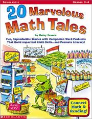 Cover of: 20 Marvelous Math Tales (Grades 2-4)