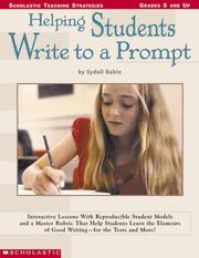 Cover of: Helping Students to Write a Prompt by Sydell Rabin