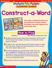 Cover of: Construct-a-Word (Instant File-Folder Games, Grades K-2)