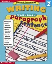 Cover of: Scholastic Success With Writing Workbook (Grade 2)