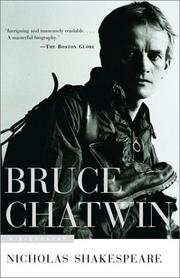 Cover of: Bruce Chatwin by Nicholas Shakespeare