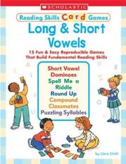 Cover of: Reading Skills Card Games by Liane Onish