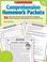 Cover of: Comprehension Homework Packets