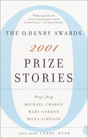 Cover of: Prize Stories 2001: The O. Henry Awards (Prize Stories (O Henry Awards))
