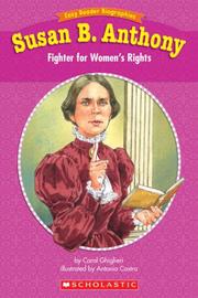 Cover of: Easy Reader Biographies: Susan B. Anthony by Carol Ghiglieri