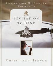 Cover of: Invitation to dine by Christiane Herzog, Christiane Herzog