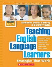 Cover of: Teaching English Language Learners: Strategies That Work, K-5 (Theory and Practice)