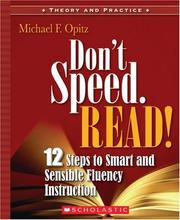 Cover of: Don't Speed. Read!