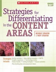 Cover of: Strategies for Differentiating in the Content Areas by Beverly Strayer, Troy Strayer