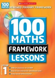 Cover of: 100 New Maths Framework Lessons for Year 1 by Ann Montague-Smith