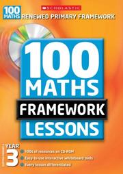 Cover of: 100 New Maths Framework Lessons for Year 3 (100 Maths Framework Lessons Series)