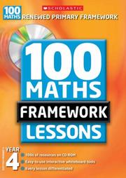 Cover of: 100 New Maths Framework Lessons for Year 4 (100 Maths Framework Lessons Series)