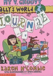 Cover of: My V. Groovy Ally's World Journal (Ally's World)