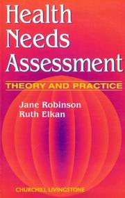 Health Needs Assessment by JANE ROBINSON