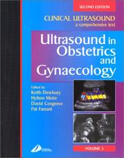 Cover of: Clinical Ultrasound: A Comprehensive Text, Ultrasound in Obstetrics and Gynaecology, Volume 3