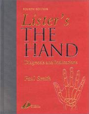 Cover of: Lister's The Hand: Diagnosis and Indications
