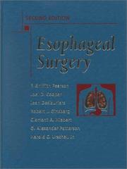 Cover of: Esophageal Surgery + Thoracic Surgery (Package)