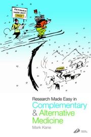 Cover of: Research Made Easy in Complementary and Alternative Medicine