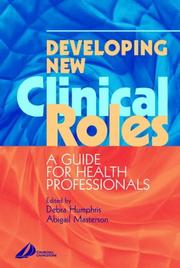 Cover of: Developing New Clinical Roles