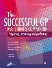 Cover of: The Successful GP Companion by Joe Rosenthal, Jeannette Naish, Singh, Surinder., Roger Neighbour