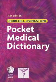 Cover of: Pocket Medical Dictionary