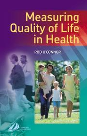 Measuring Quality of Life in Health by Rod O'Connor