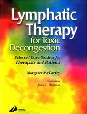 Cover of: Lymphatic Therapy for Toxic Congestion by Margaret McCarthy
