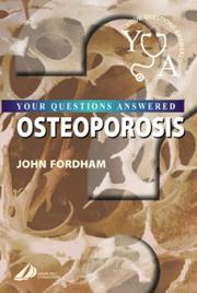 Cover of: Osteoporosis: Your Questions Answered