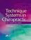 Cover of: Technique Systems in Chiropractic