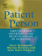 Cover of: Patient and Person