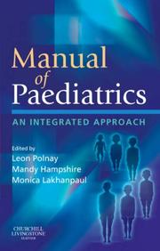 Cover of: Manual of Paediatrics: An Integrated Approach