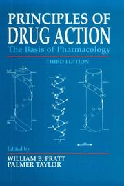 Cover of: Principles of Drug Action: The Basis of Pharmacology