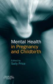 Mental Health in Pregnancy and Childbirth by Sally Ann Price