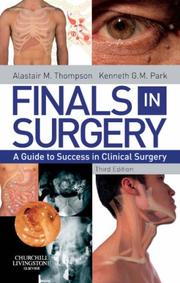 Cover of: Finals in Surgery