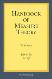 Cover of: Handbook of Measure Theory: In two volumes