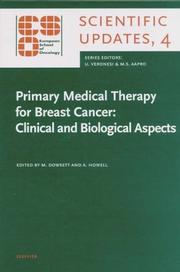 Cover of: Primary Medical Therapy for Breast Cancer: Clinical and Biological Aspects