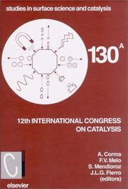 Cover of: 12th International Congress on Catalysis (Studies in Surface Science and Catalysis)