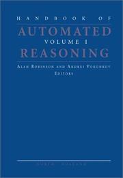 Cover of: Handbook of Automated Reasoning