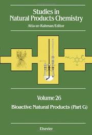 Cover of: Studies in Natural Product Chemistry  | Atta-ur- Rahman