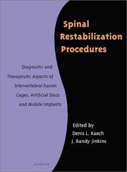 Cover of: Spinal Restabilization Procedures