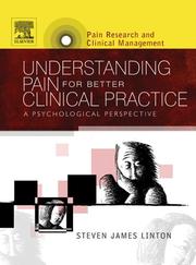 Cover of: Understanding Pain for Better Clinical Practice by Steven Linton