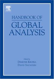Cover of: Handbook of Global Analysis by 