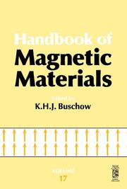 Cover of: Handbook of Magnetic Materials, Volume 17